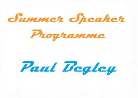 Summer Speaker Programme